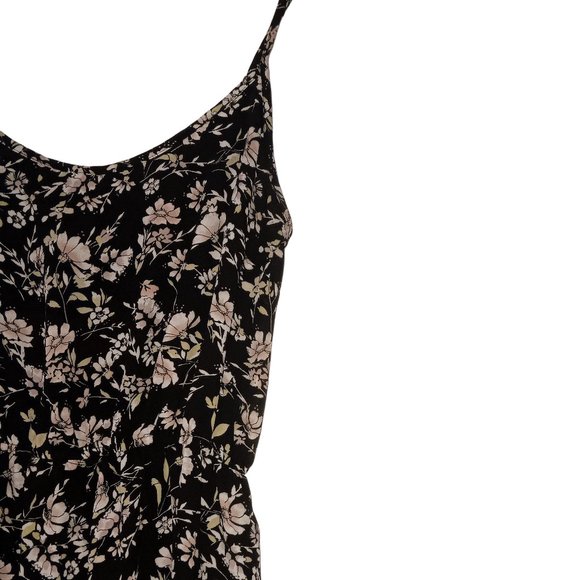 Women Forever 21 Black Floral Maxi Dress- Size S - Picture 4 of 7